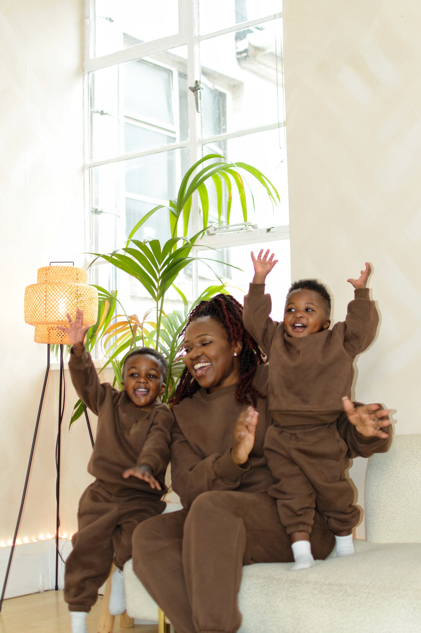 Purely Mini Adult Oversized Sweatshirt and Joggers – Mocha